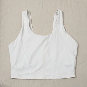 Buffbunny Crystal Crop / White / Sz Large / GUC